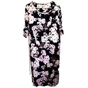 Ruff Hewn Gray Women's XL Floral Dress